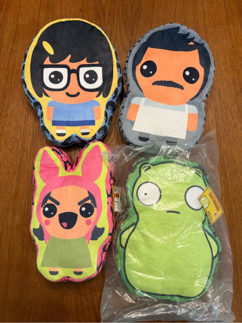 Cute Bob’s Burgers Pillow Plushes complete set